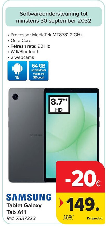 Tablet Galaxy Tab A11