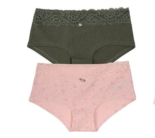 Shorty femme Tailles S-XXL 95 % coton/5 % élasthanne