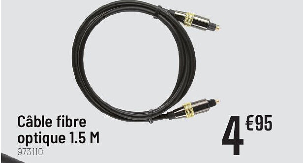 Câble fibre optique 1.5 M