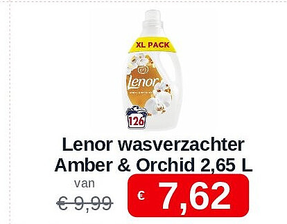 Lenor wasverzachter Amber & Orchid 2,65 L