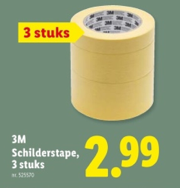 Schilderstape, 3 stuks