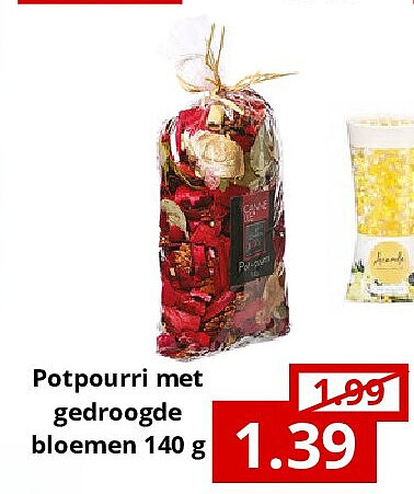 Potpourri met gedroogde bloemen 140 g