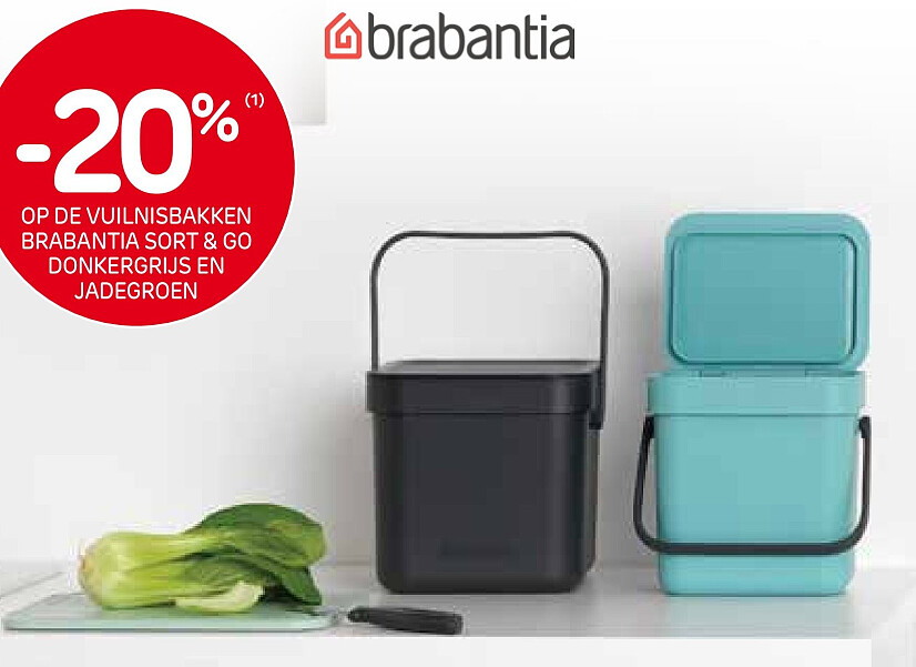 Brabantia Sort & Go vuilnisbakken