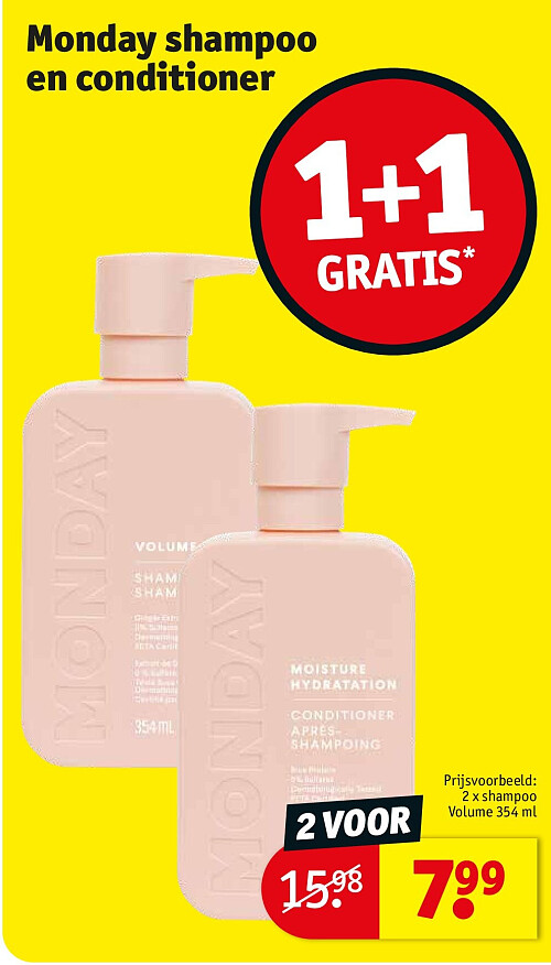 Monday shampoo en conditioner