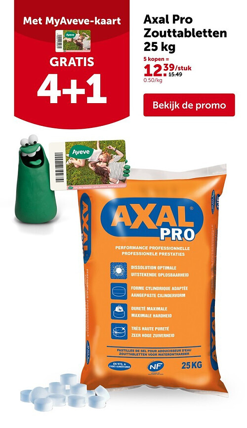 Axal Pro Zouttabletten 25 kg