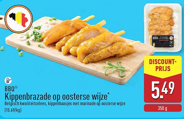 Kippenbrazade op oosterse wijze