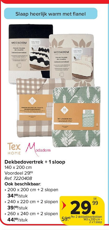 Dekbedovertrek + 1 sloop