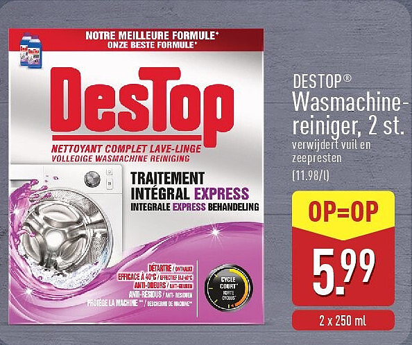 Wasmachine­ reiniger, 2st.