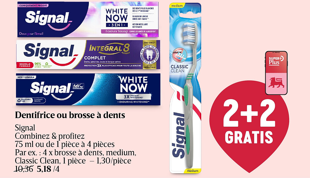 Dentifrice ou brosse à dents