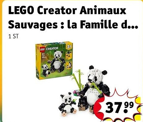 LEGO Creator Animaux Sauvages: la Famille d