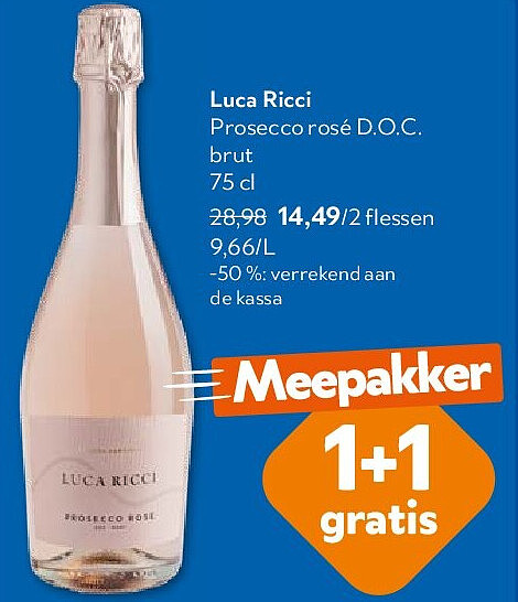 Luca Ricci Prosecco rosé D.O.C. brut 75 cl