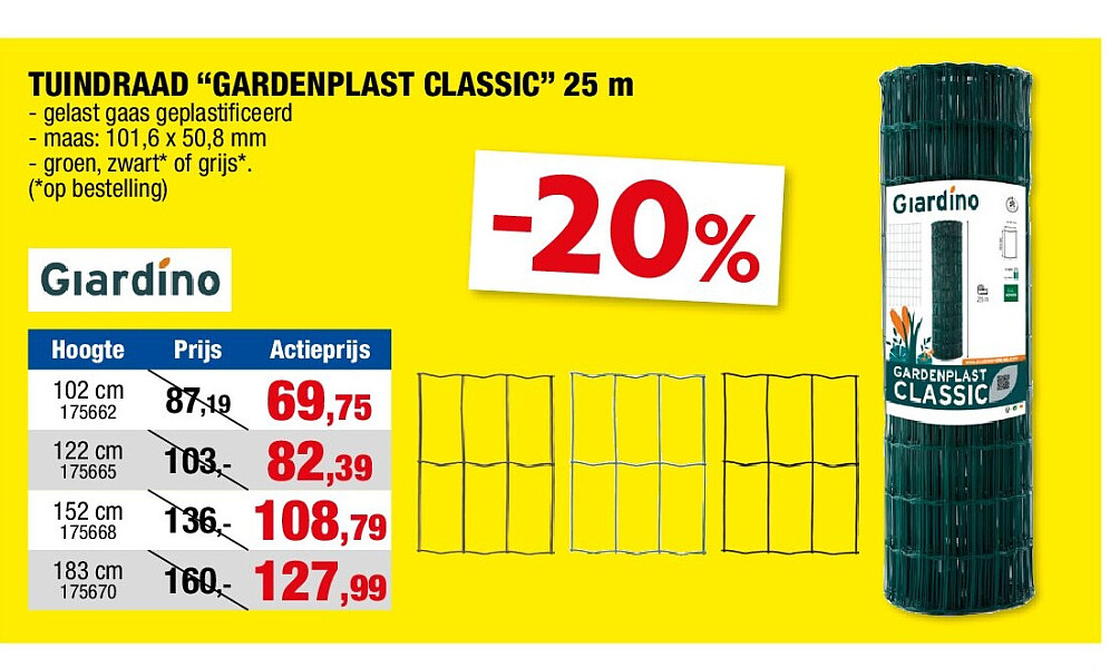 TUINDRAAD “GARDENPLAST CLASSIC” 25 m