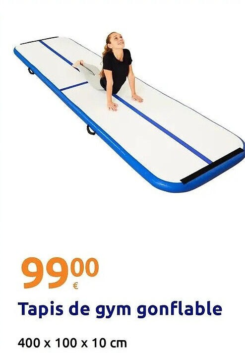 Tapis de gym gonflable