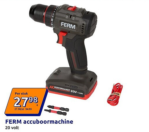 FERM accuboormachine