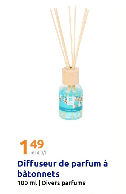 Diffuseur de parfum à bâtonnets