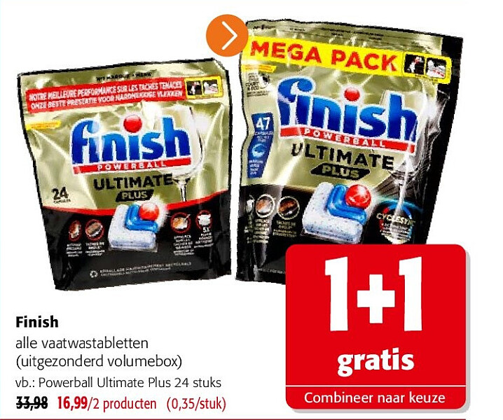 Finish alle vaatwastabletten