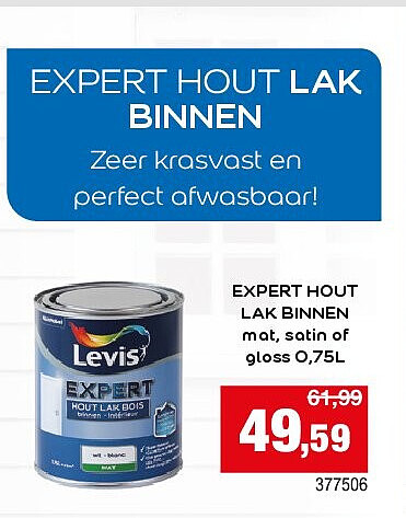 EXPERT HOUT LAK BINNEN