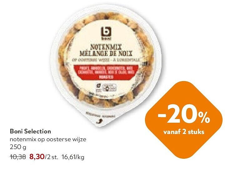 Boni Selection notenmix op oosterse wijze 250 g