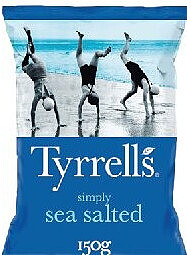 Chips au sel de mer Tyrrell's 150 g