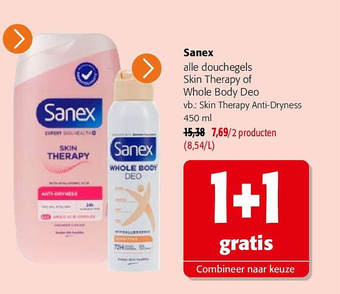Sanex Skin Therapy Anti-Dryness 450 ml
