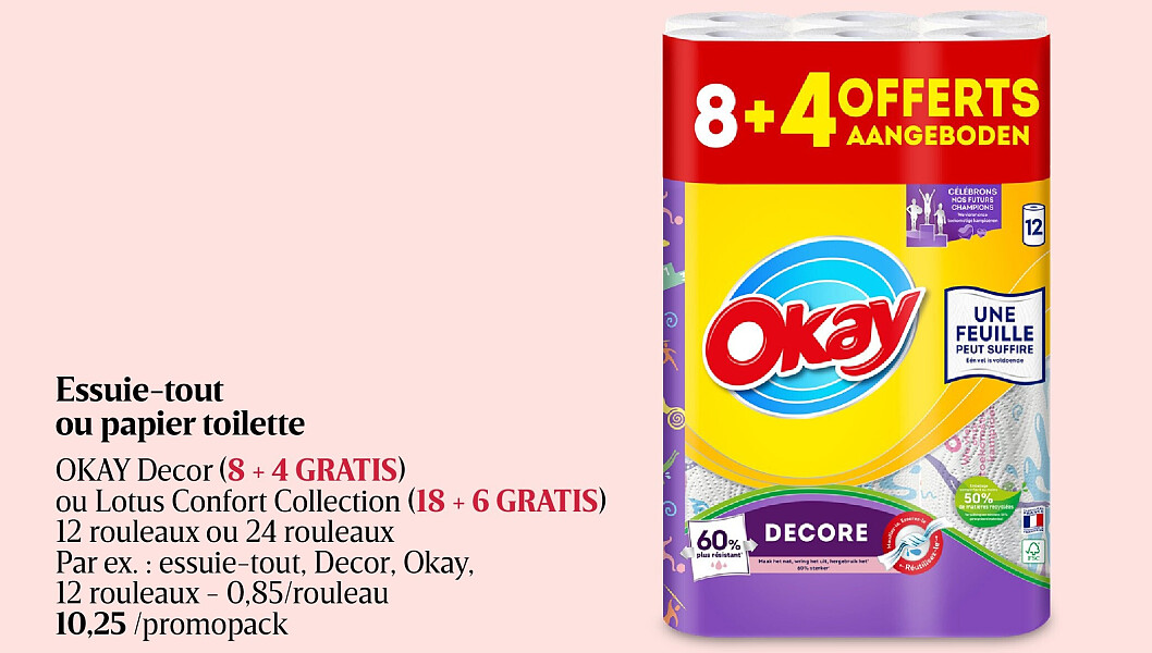 Essuie-tout ou papier toilette