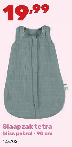 Slaapzak tetra bliss petrol • 90 cm