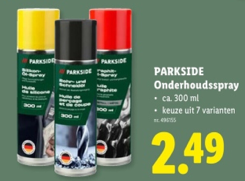 Onderhoudsspray