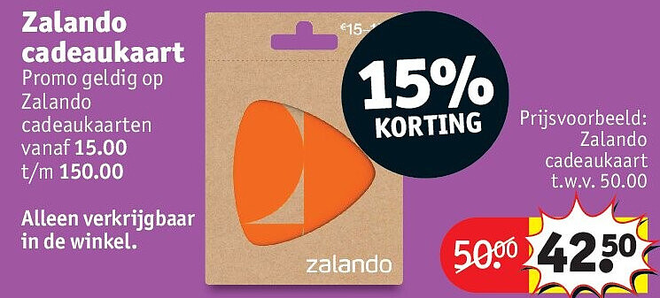 Zalando cadeaukaart