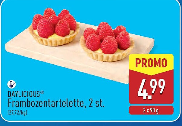Frambozentartelette, 2st.
