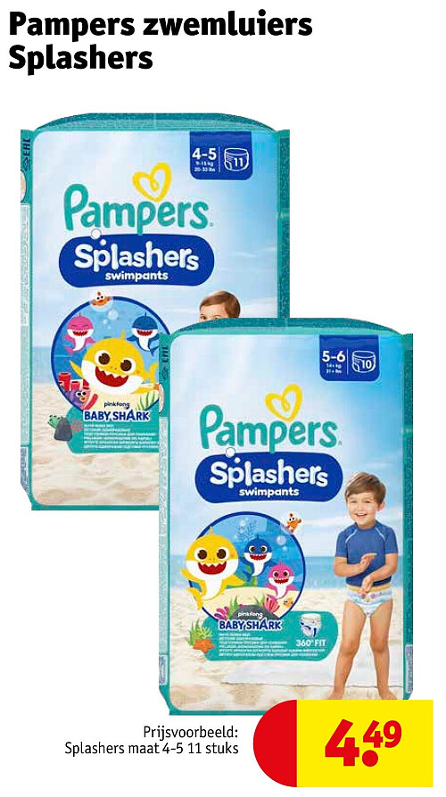 Pampers zwemluiers Splashers