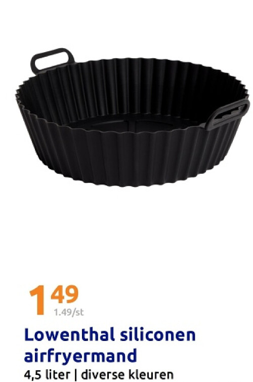 Lowenthal siliconen airfryermand