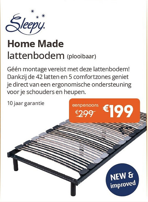 Home Made lattenbodem (plooibaar)