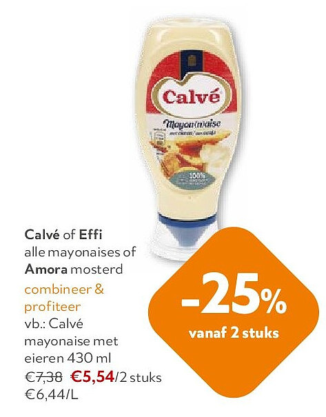 Calvé mayonaise met eieren 430 ml