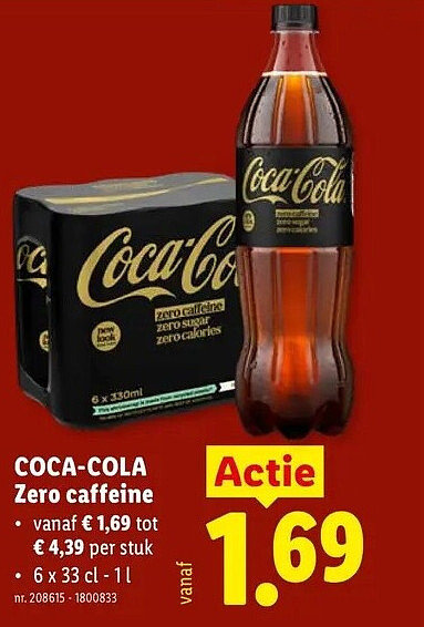 COCA-COLA Zero caffeine