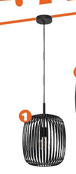 HANGLAMP “ROMAZZINA” 1 X E27