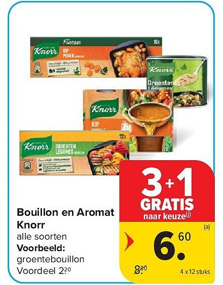 Bouillon en Aromat Knorr