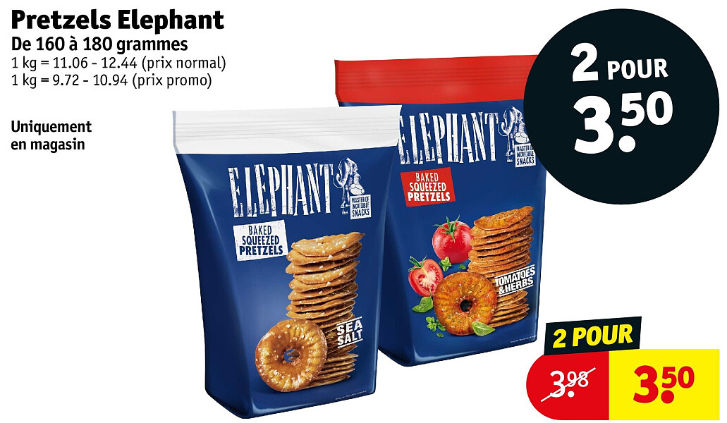 Pretzels Elephant 2 POUR