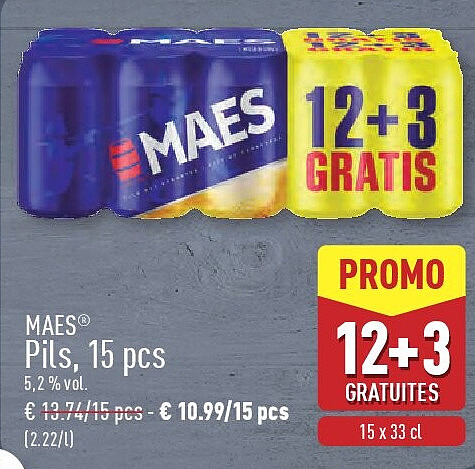 Pils, 15pcs 5,2 % vol.