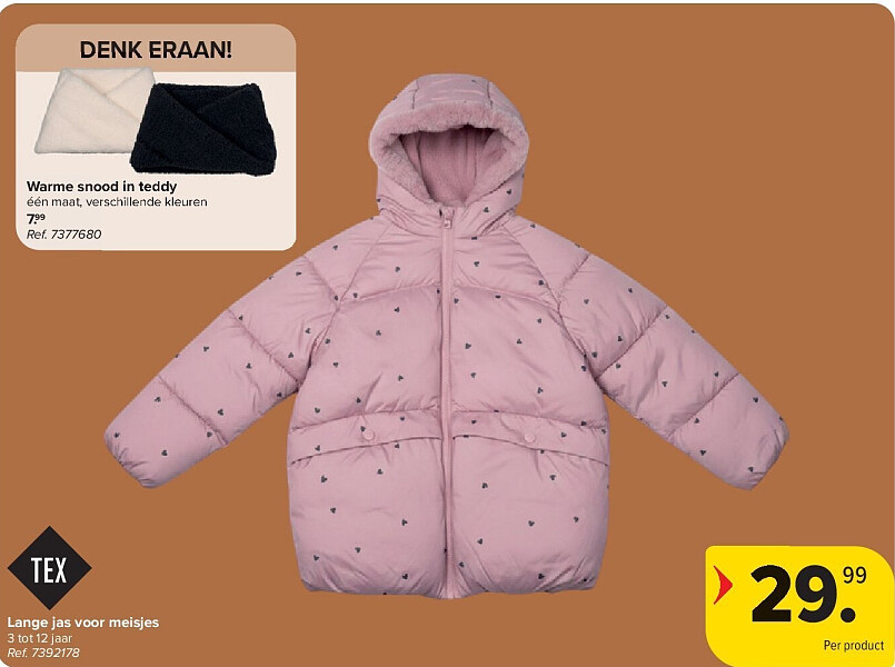 Lange jas voor meisjes