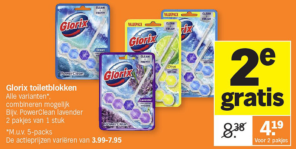 Glorix toiletblokken