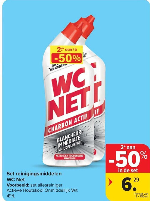 Set reinigingsmiddelen WC Net