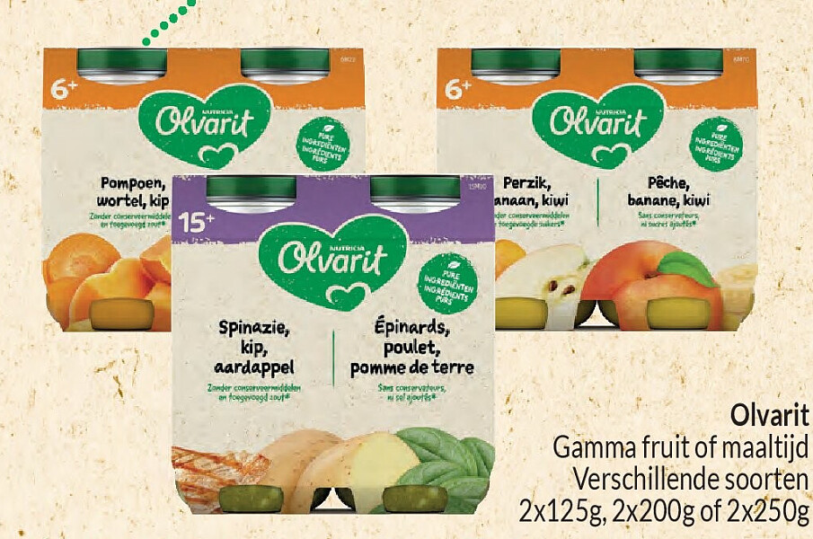 Nutricia Olvarit babyvoeding
