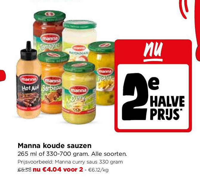 Manna koude sauzen