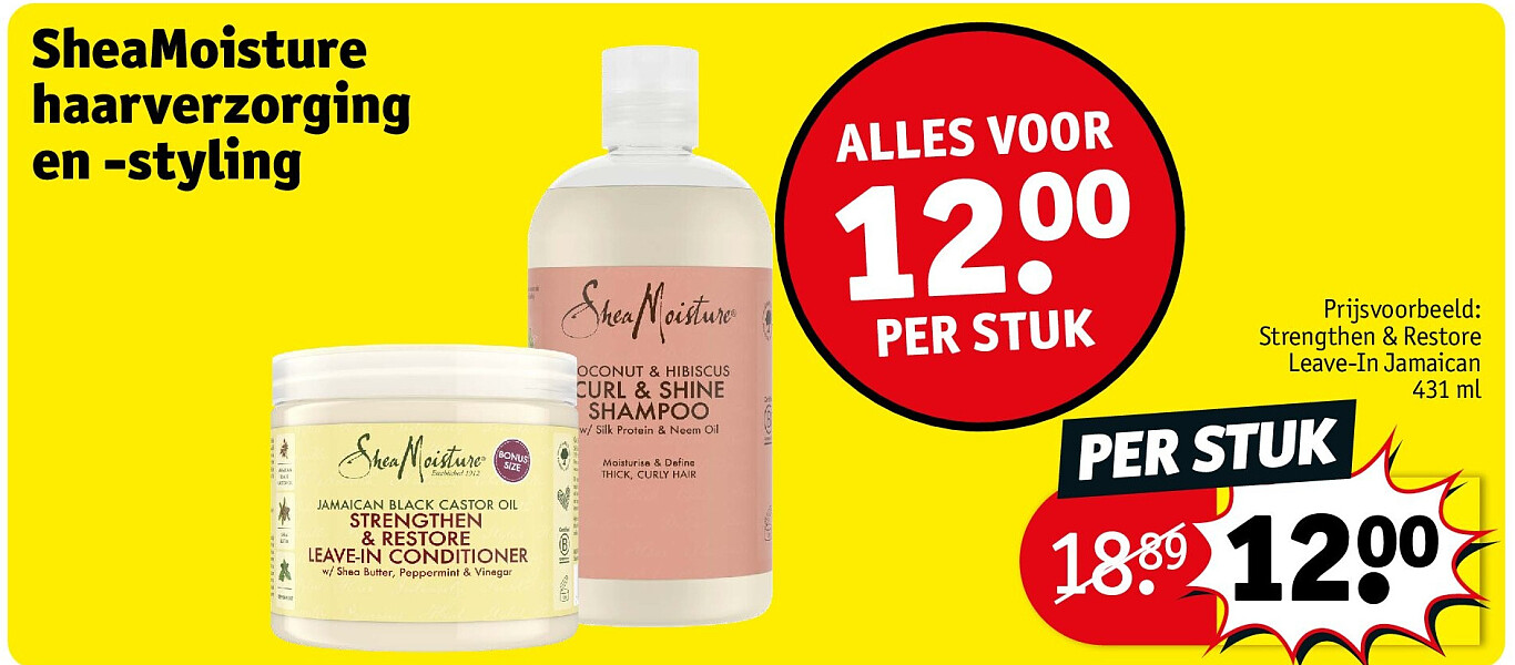 SheaMoisture haarverzorging en -styling