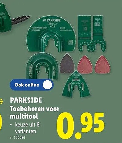 PARKSIDE Toebehoren voor multitool