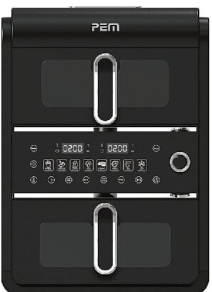 Airfryer double + set de 25 papiers cuisson offert