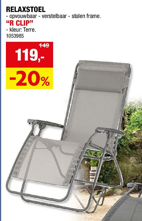 RELAXSTOEL “R CLIP”