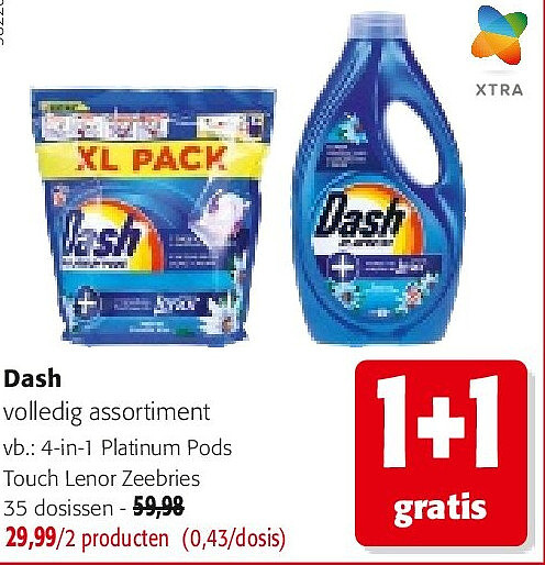 Dash volledig assortiment