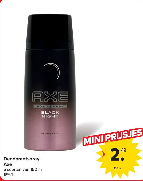 Deodorantspray Axe