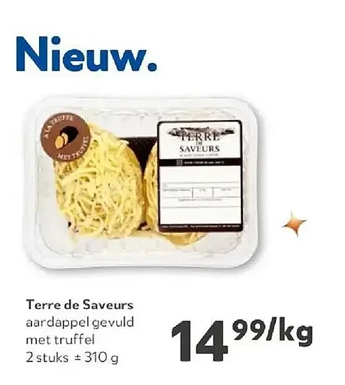 Terre de Saveurs aardappel gevuld met truffel 2 stuks ± 310 g